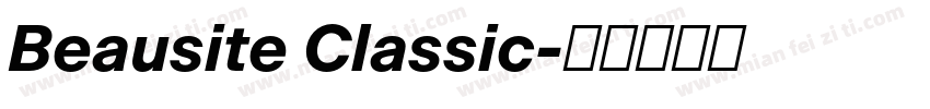 Beausite Classic字体转换